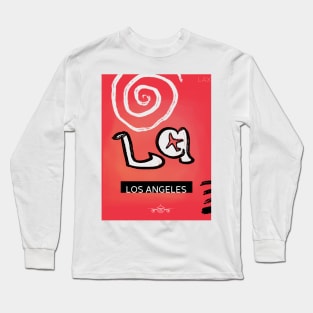 LOS ANGELES LAX Long Sleeve T-Shirt